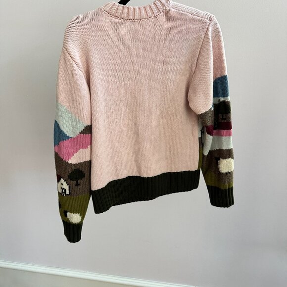 Sea New York Intarsia Sheep Sweater size Medium - Picture 4 of 4